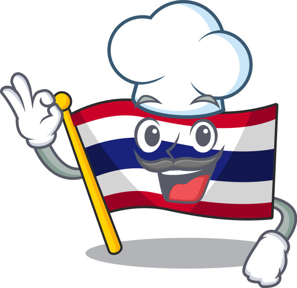 厨师旗泰国孤立与性格图片下载