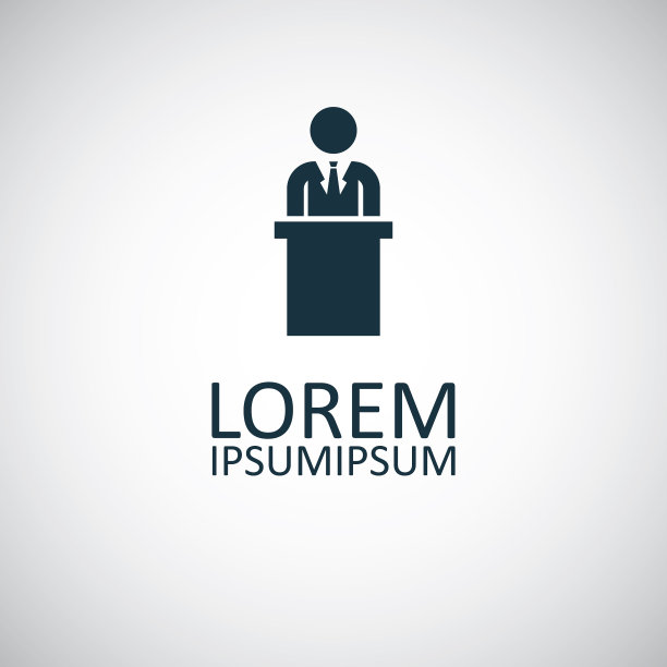 论坛图标简单的平面元素概念设计图片下载