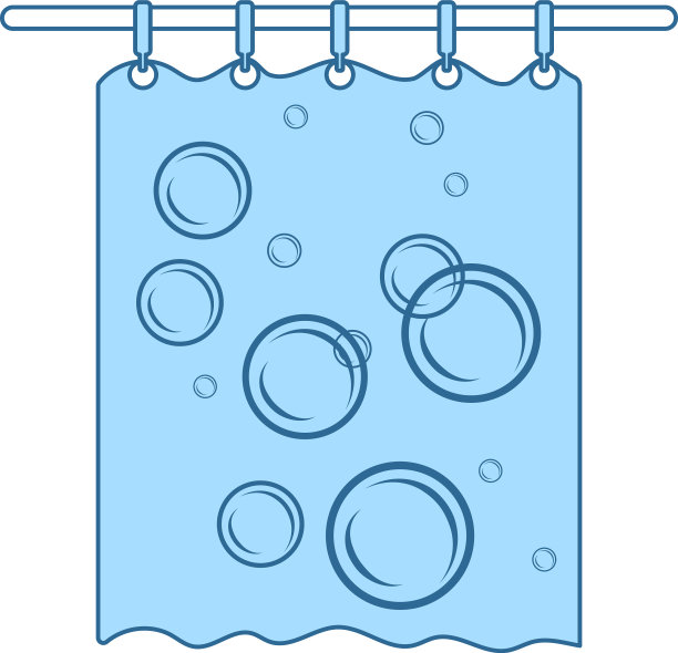浴帘的图标图片下载