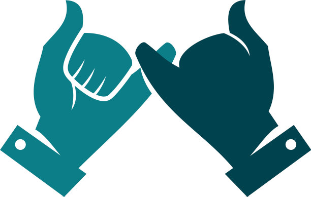 承诺团队合作共同经营的标志图片下载