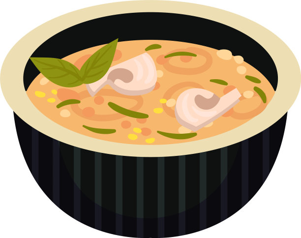 米色奶油蘑菇汤图片下载