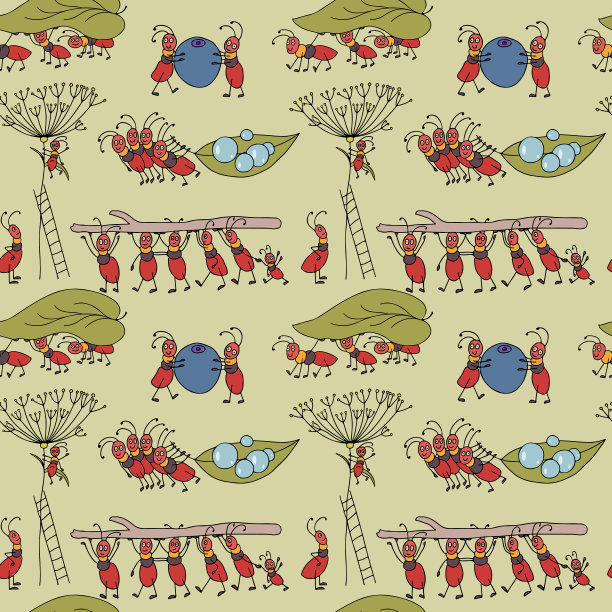 蚂蚁工作。团队合作、团体、团结、统一的理念。图片下载