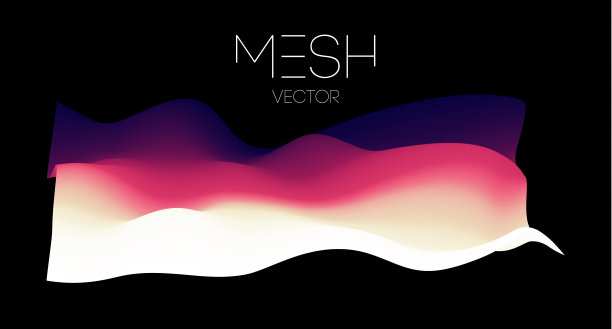 紫色梯度抽象向量插图。Eps 10目紫色背景。光滑流体洋红色背景图片下载