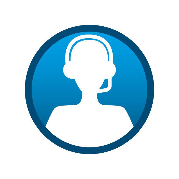 技术支持圆形媒体图标在白色背景-矢量图片下载