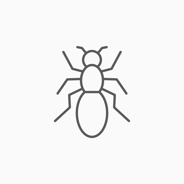 蚂蚁图标，白蚁矢量，白蚁插图图片下载