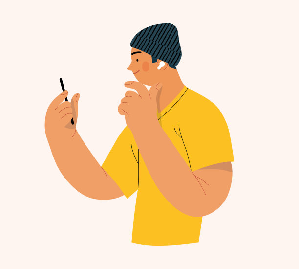 人物画像-打电话的人图片下载