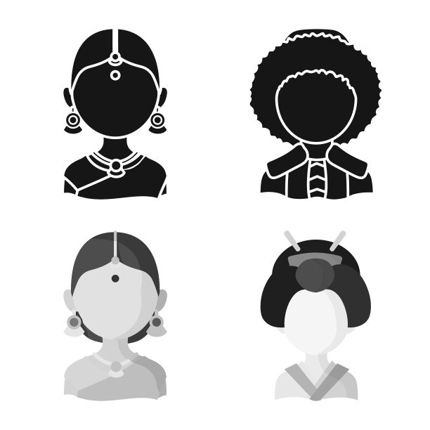 孤立对象模仿者和常驻标志集图片下载