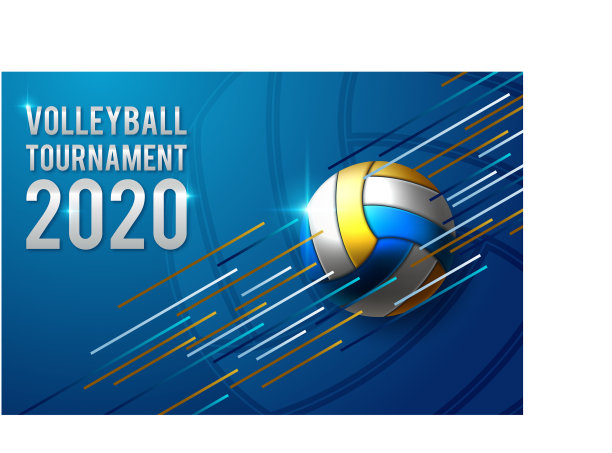 排球锦标赛海报模板设计图片下载