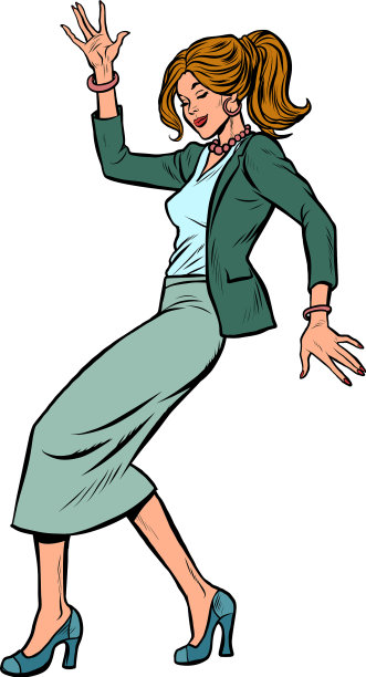 跳舞的商业女人迪斯科舞蹈俱乐部音乐图片下载