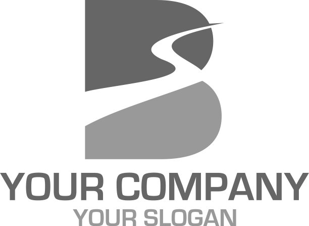 B河流标志设计图片下载