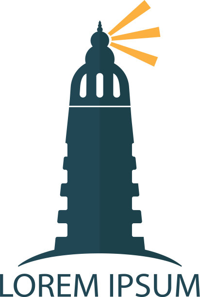 灯塔标志设计图片下载