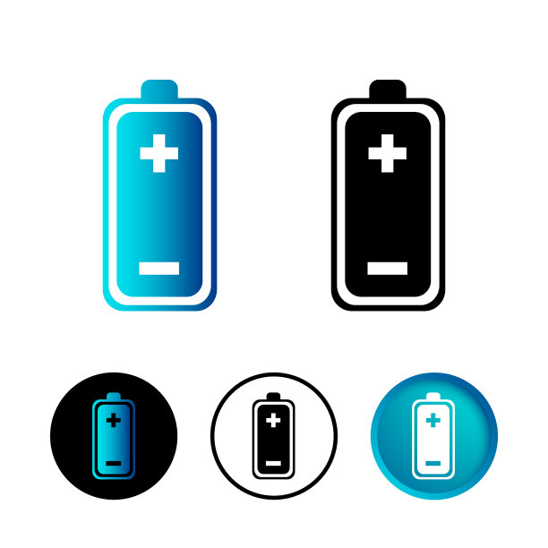 手机电池图标集图片下载
