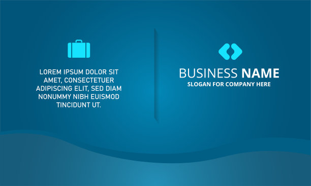 现代蓝色企业商业背景图片下载