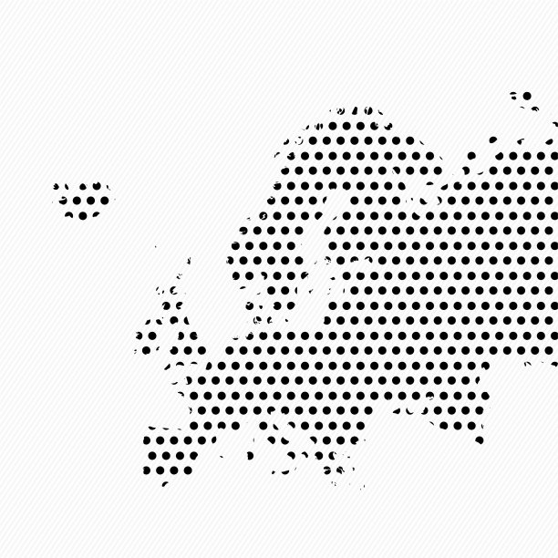 欧洲星点图图片下载