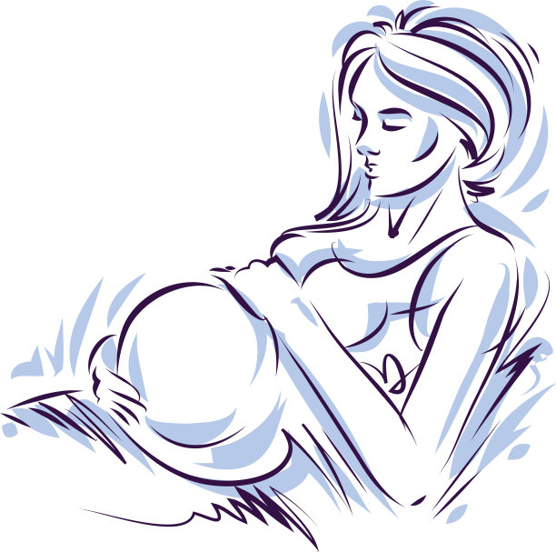 孕妇身材轮廓优美图片下载