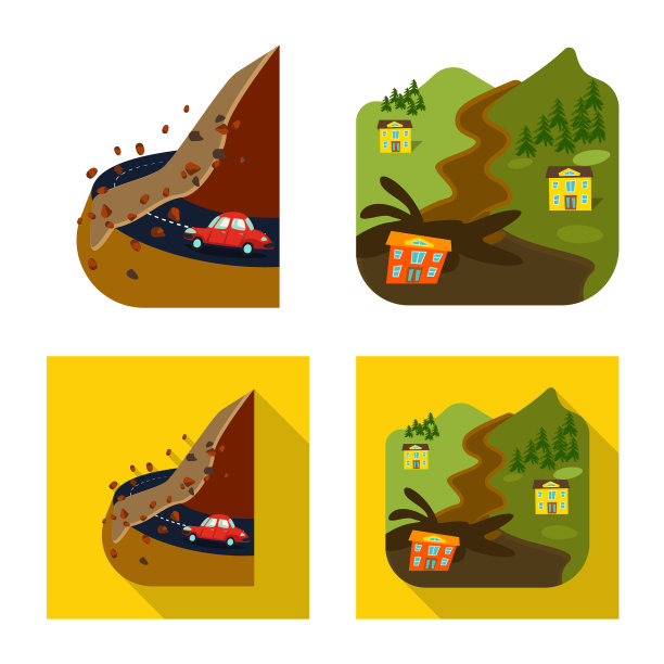 孤立目标气象和遇险标志设置图片下载