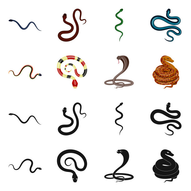 孤立物体哺乳动物和危险标志图片下载