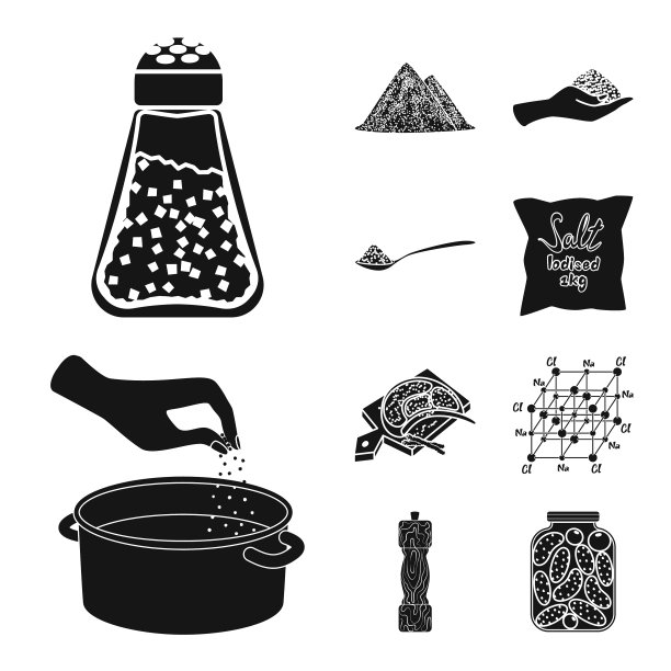 设计自然烘焙标志套图片下载