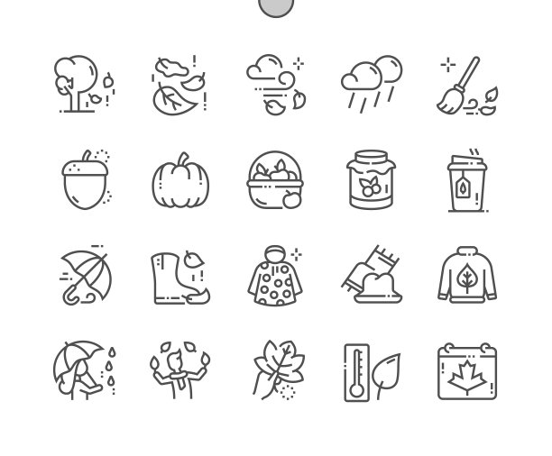 秋天精心制作的像素完美图片下载