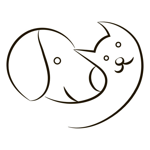 宠物店的兽医标志图片下载