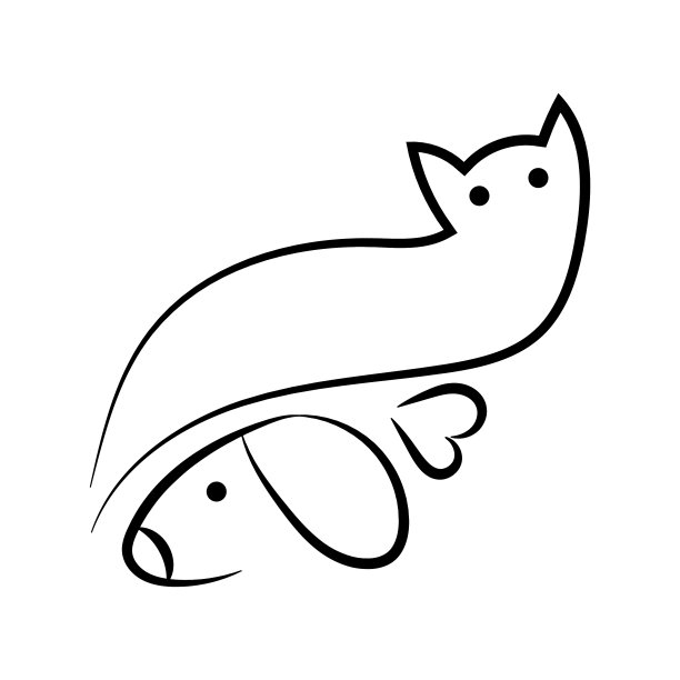 宠物店的兽医标志图片下载