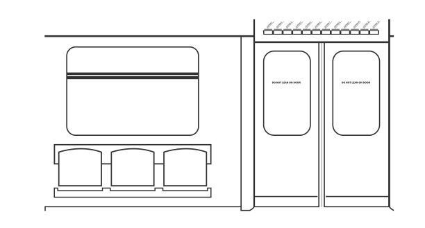 地铁列车内部图片下载