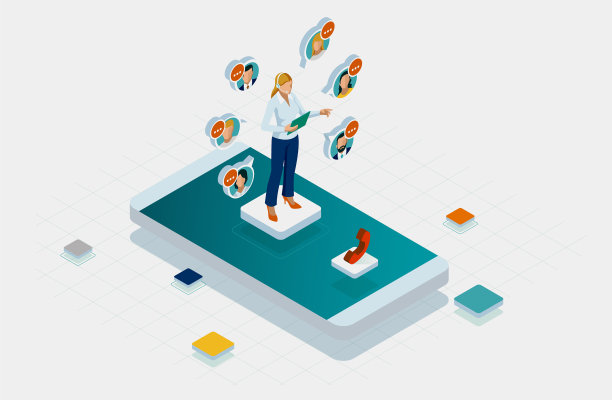 等距通信支持电话接线员图片下载