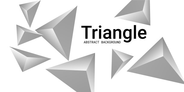 抽象构成三角形图片下载