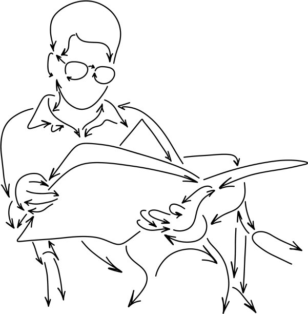 戴眼镜的女人坐在椅子上看报纸图片下载