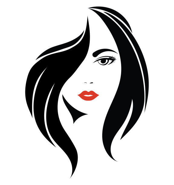 肖像一个女孩的头一个美丽的女孩的脸图片下载