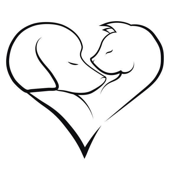 宠物店的兽医标志图片下载