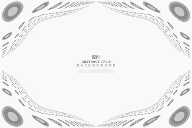 抽象灰色圆圈模板背景艺术品图片下载