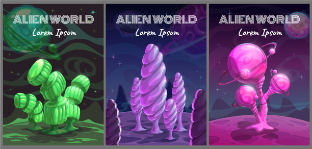 奇妙的背景收集幻想卡通图片下载