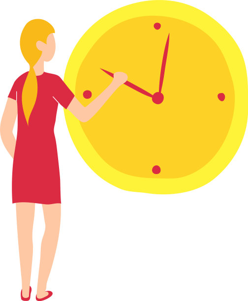 时间管理，女孩翻译的手图片下载