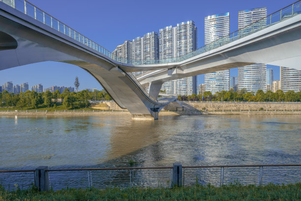 成都五斗子桥，阳光明媚的一天图片下载