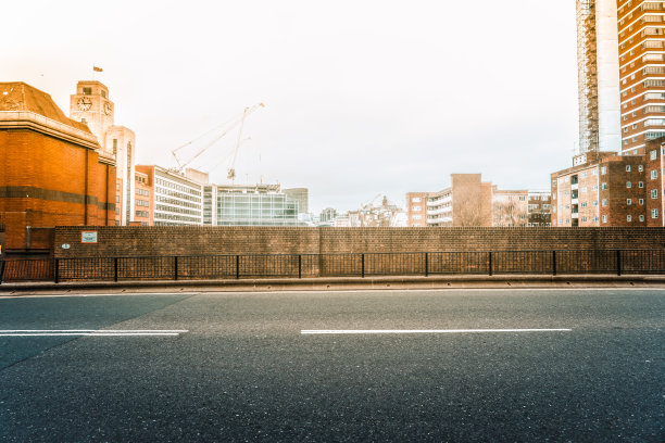 伦敦市中心的内城街道图片下载