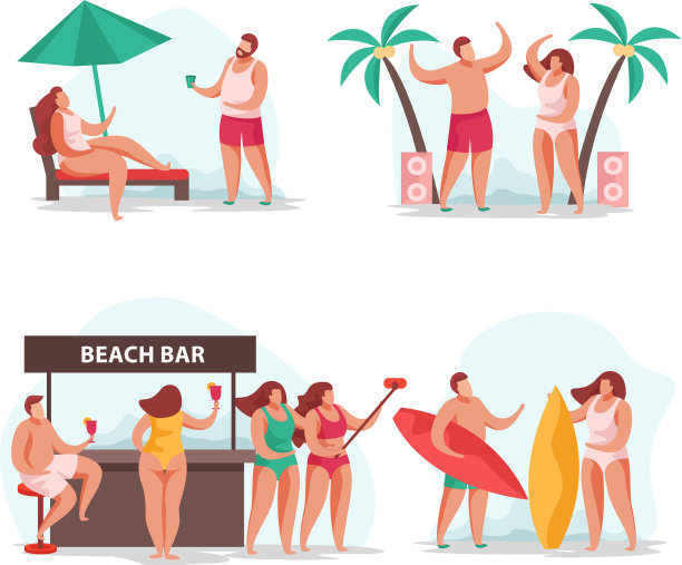 夏季放松作文套装图片下载