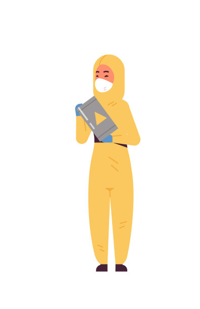 手持桶的女科研人员图片下载