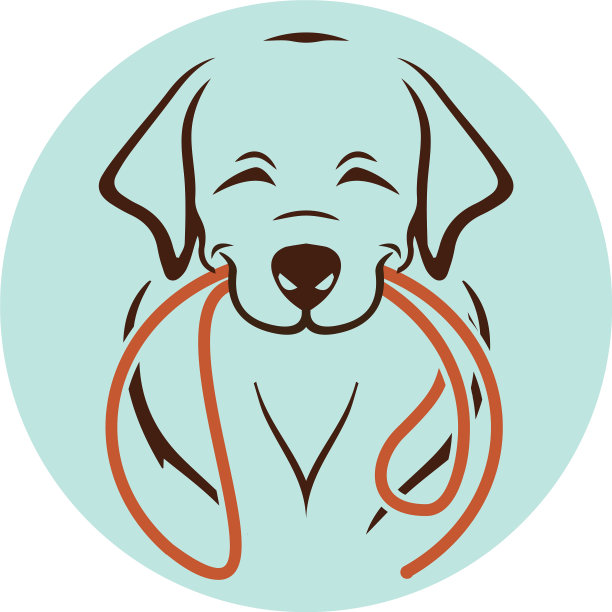 宠物保姆狗日托标志图标图片下载