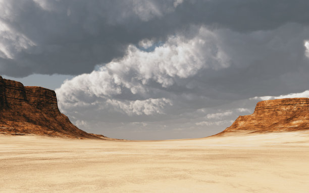 岩石地貌和峡谷图片下载