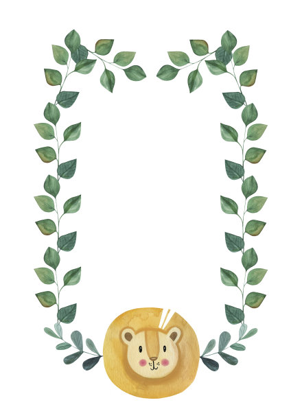 热带水彩手绘可爱宝宝淋浴海报邀请手绘水彩画。图片下载