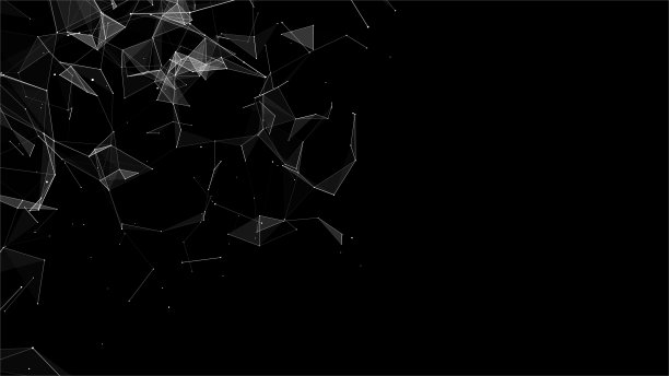 业务未来的背景。具有移动粒子的网络连接结构。摘要网络安全背景。图片下载