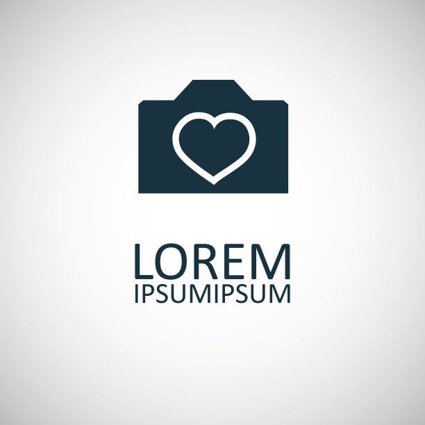 爱摄影图标的web和UI上的白色图片下载