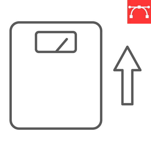 增重线图标图片下载