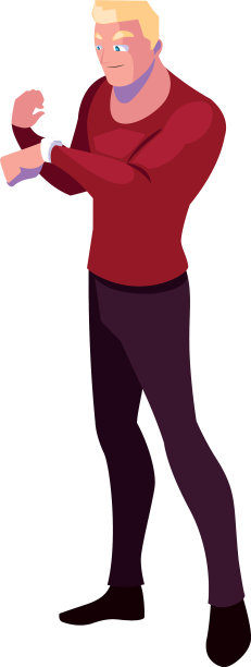 人与智能手表设计图片下载