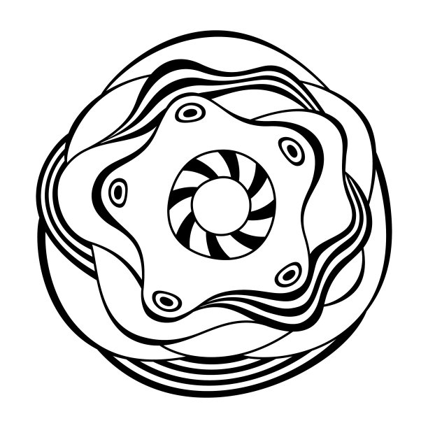 抽象几何符号孤立在白色图片下载