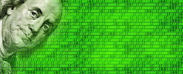 金融技术与赚钱的概念图片下载