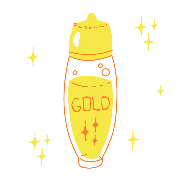 化妆品瓶。手绘涂鸦插图图片下载