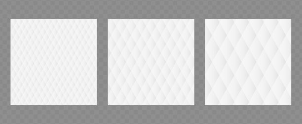 菱形织物，纸，纸板或床垫纹理。向量抽象白色几何图案为您的设计。背景模板设置图片下载