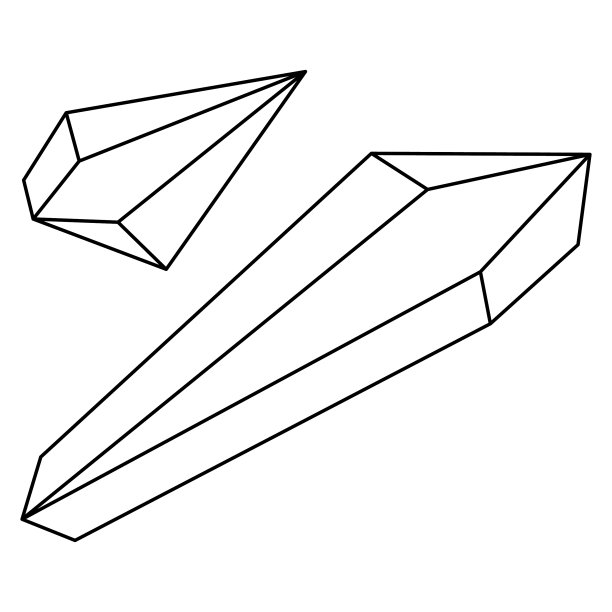 水晶轮廓矢量插图极简图标集。宝宝石的线性符号。矿物，钻石，石英简单的图标孤立在白色背景。图片下载